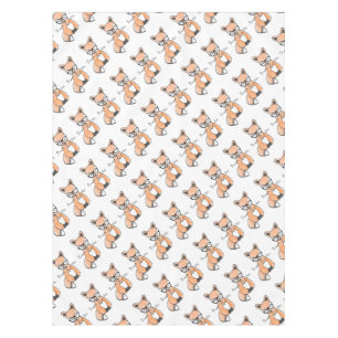 Cute Smart Fox Tablecloth