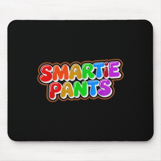 Cute Smartie Pants Squad Smarty Educational Mouse Pad (Front)