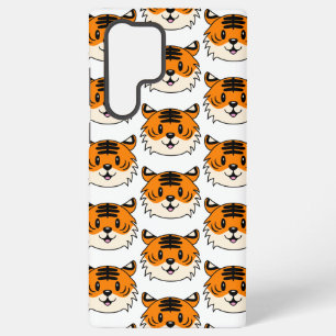 Cute Smiling Cartoon Tiger Samsung Galaxy Case