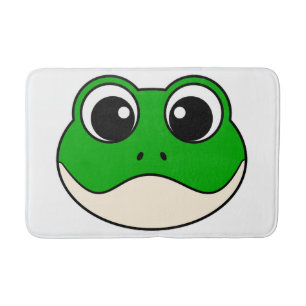 Cute Smiling Frog Bath Mat