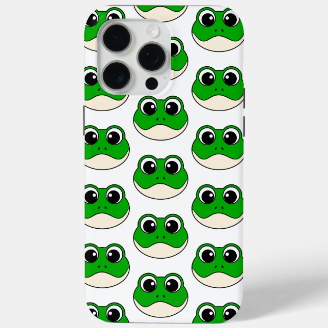 Cute Smiling Frog Case-Mate iPhone Case (Back)