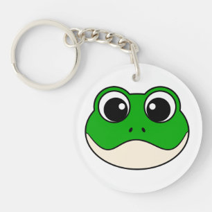 Cute Smiling Frog Keychain