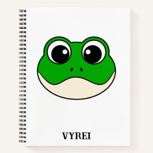 Cute Smiling Frog Notebook