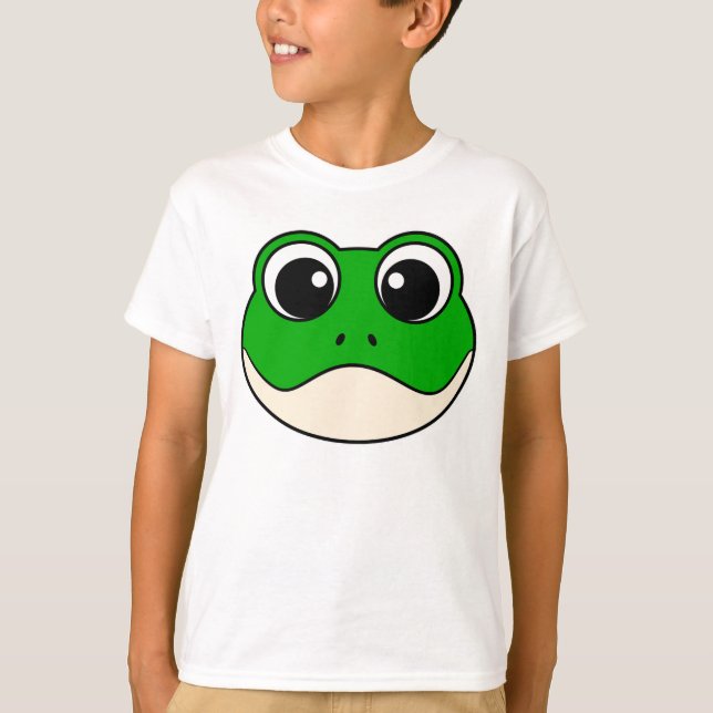 Cute Smiling Frog T-Shirt (Front)