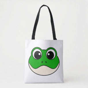 Cute Smiling Frog Tote Bag