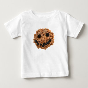 Cute Smiling Fruit and Cereal Face Baby T-Shirt