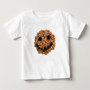 Cute Smiling Fruit and Cereal Face Baby T-Shirt