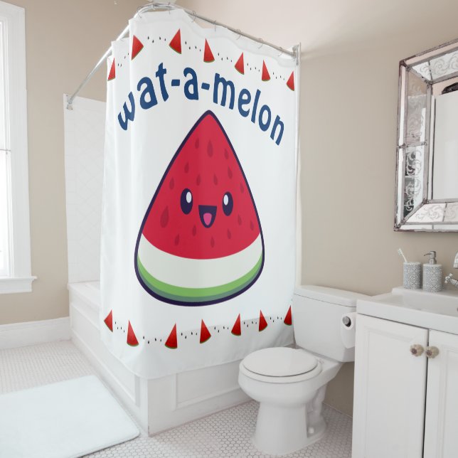 Cute Smiling Kawaii Watermelon   (In Situ)
