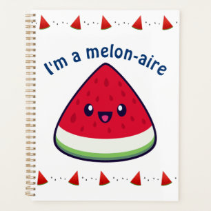 Cute Smiling Kawaii Watermelon Planner