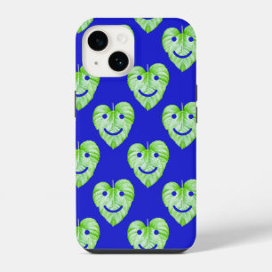Cute smiling leaves Case-Mate iPhone case