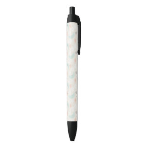 Cute Smiling Pastel Sky Pattern Black Ink Pen