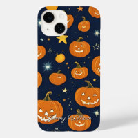 Cute Smiling Pumpkins for Halloween