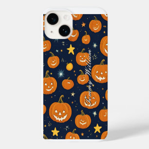 Cute Smiling Pumpkins For Halloween Case-Mate iPhone 14 Case