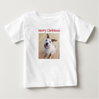 Cute Smiling Reindeer Puppy Dog Christmas