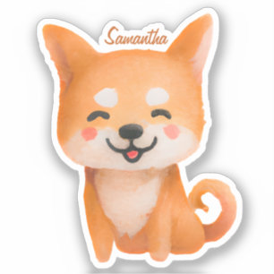 Cute Smiling Shiba Inu