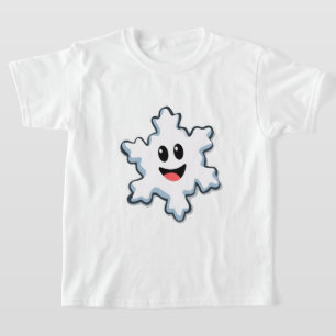 Cute Smiling Snowflake – Happy Christmas T-Shirt