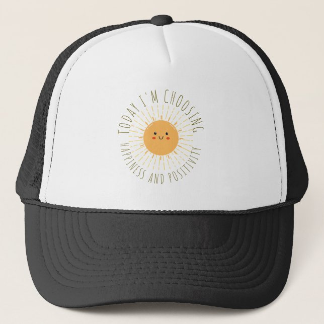Cute Smiling Sun  Trucker Hat (Front)