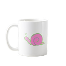 Cute Snail Coffee Mug - I Love Lents Matins 11 oz