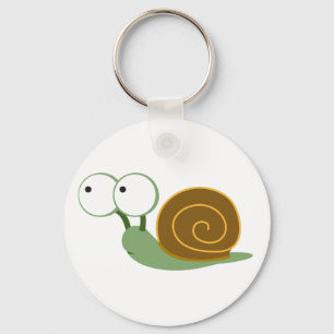 Cute Snail` Keychain