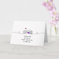 Cute Snail Love Card - "You and Me" Romantic