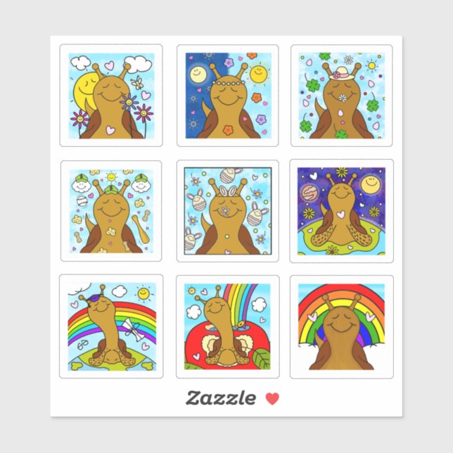 Cute Snail Spring 2025 Tiny Art Series (Sheet)