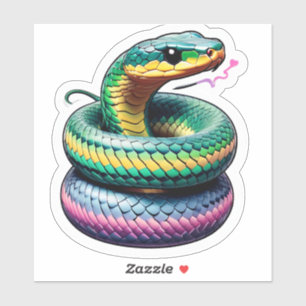 Cute Snake Illustration 