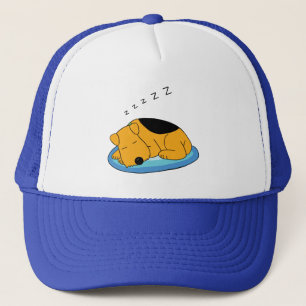 Cute Snoring Puppy Dog Trucker Hat