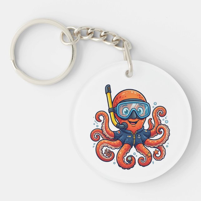Cute Snorkeling Octopus - Ocean Explorer (Devant)