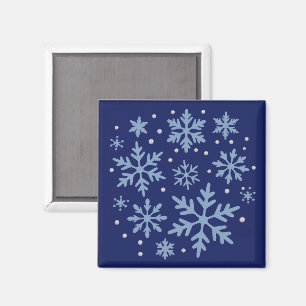 Cute Snowflake Christmas Winter Holiday Cozy Xmas  Magnet