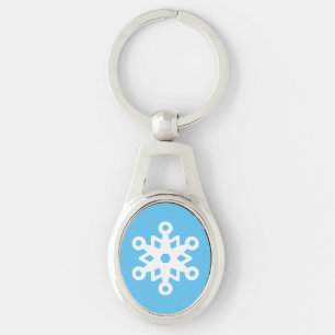 Cute Snowflake Keychain