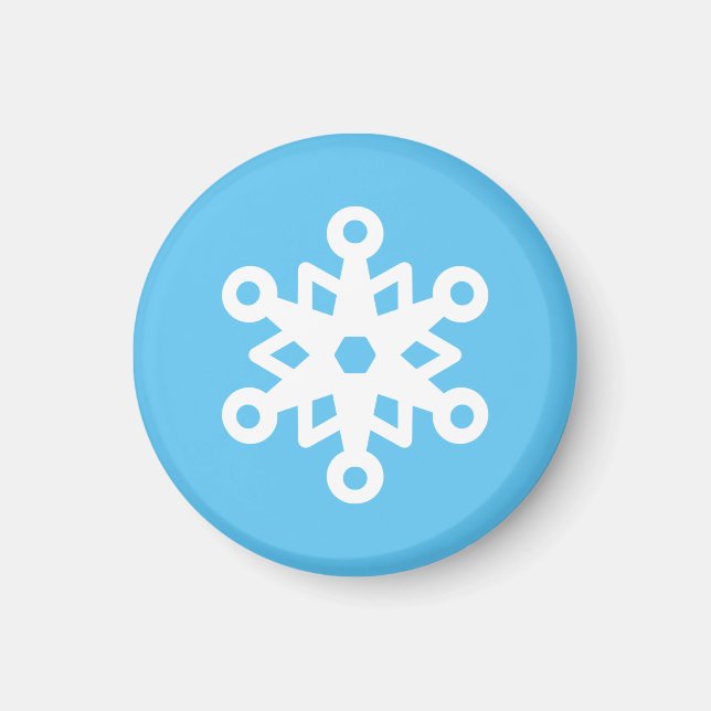 Cute Snowflake Magnet (Front)