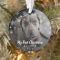 Cute Snowflakes Dog Photo My First Christmas