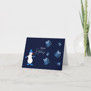 Cute snowman card