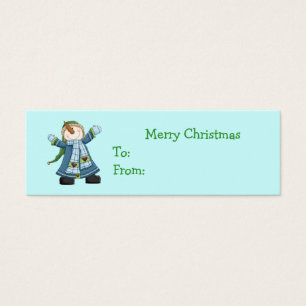Cute Snowman Christmas Gift Tags