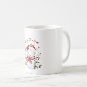 Cute Snowman Christmas Mug