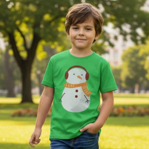 Cute Snowman Christmas T-Shirt