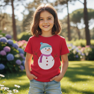 Cute Snowman Christmas T-Shirt