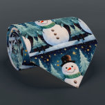 Cute Snowman Christmas  Tie<br><div class="desc">Elevate your holiday style with our Cute Snowman Christmas Neck Tie! This delightful accessory is designed to add a touch of festive charm to your wardrobe, making it perfect for Christmas parties, gatherings, or simply spreading holiday cheer wherever you go. Charming Snowman Design: This necktie features an adorable snowman motif...</div>