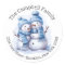 Cute Snowman Couple Return Address Labels
