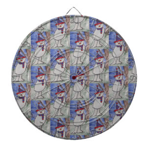 Cute Snowman Dartboard