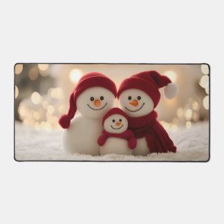 Cute Snowman Family Winter Christmas