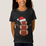 Cute Snowman Football Rugby Funny Christmas T-Shirt<br><div class="desc">Cute Snowman Football Rugby Funny Christmas</div>
