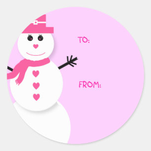 Cute Snowman Gift Tags