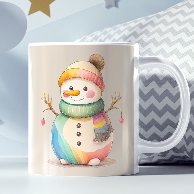 Cute Snowman Let It Snow Coffee Mug (Creator Uploaded)