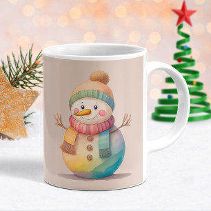 Cute Snowman Let It Snow Coffee Mug