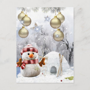 cute Snowman Postcard