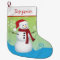 Cute Snowman with Santa Hat