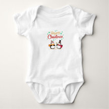 Cute Snowmen Christmas Bodysuit