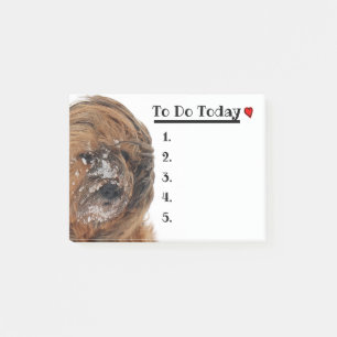 Cute Snowy Dog Post-it Notes