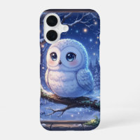 Cute Snowy Owl Winter Phone Case